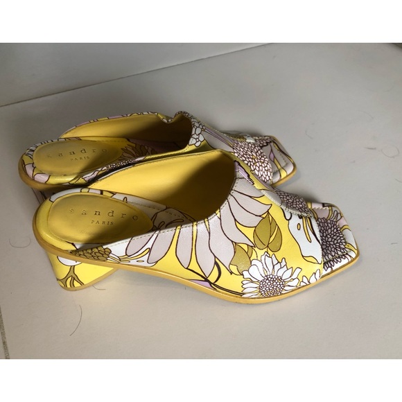 Sandro paris slides shoes sandals mules 36.5 - Picture 1 of 4